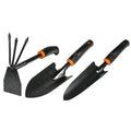 Digger-Hoe, Narrow Spade and Wide Spade Garden Tool Set for Garden Ground Cover