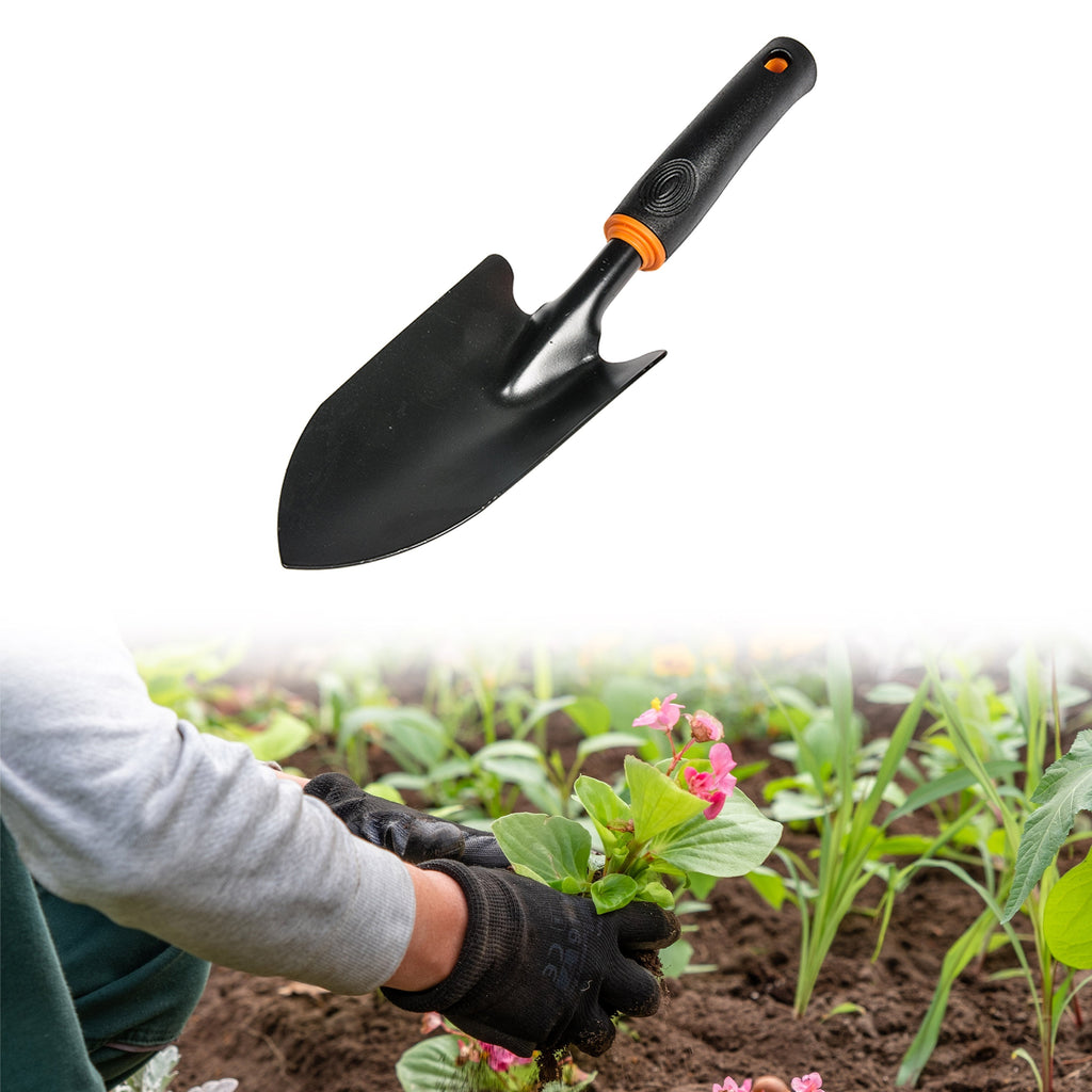 Wide Spade and Cultivator Garden Tool Set Weed Control Membrane Landscape Fabric
