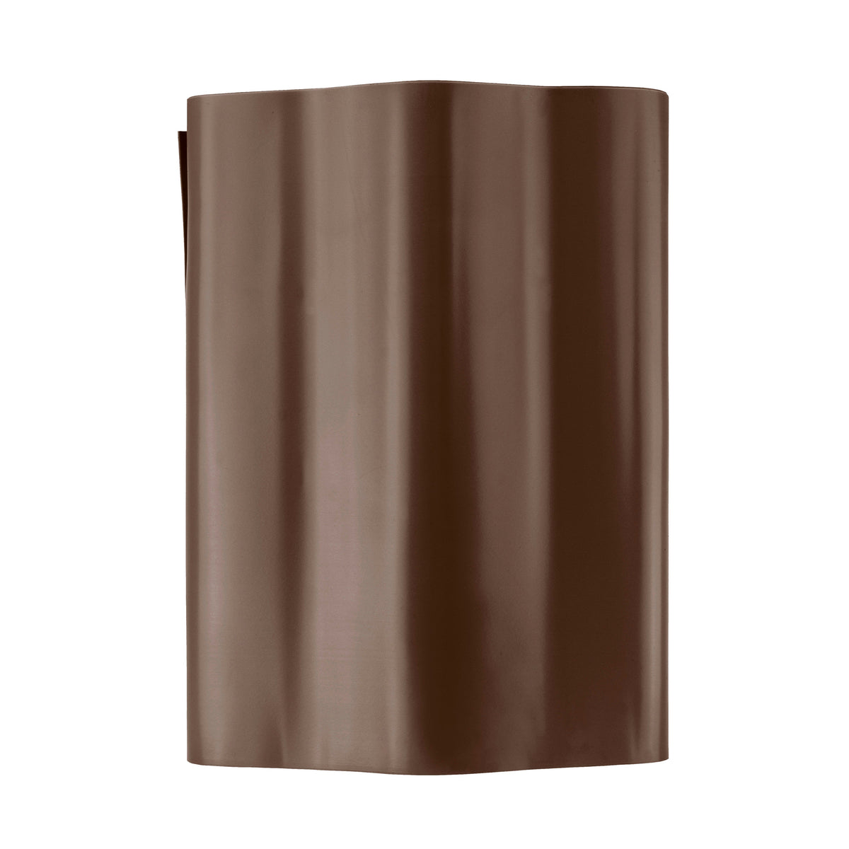 Wavy Plastic Garden Lawn Edging, H=20CM, L=9M, Brown for Home and Garden Use