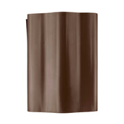 Wavy Plastic Garden Lawn Edging, H=20CM, L=9M, Brown for Home and Garden Use