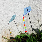 Single SunCatcher Garden Décor Ornament 'Kite with Tail'