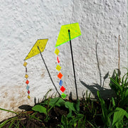 Single SunCatcher Garden Décor Ornament 'Kite with Tail'