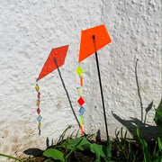 Single SunCatcher Garden Décor Ornament 'Kite with Tail'