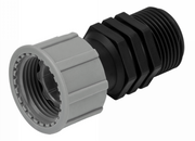 Swivel Straight 1in BSP Male Female Outdoor Watering Kit Drip Irrigation Fitting