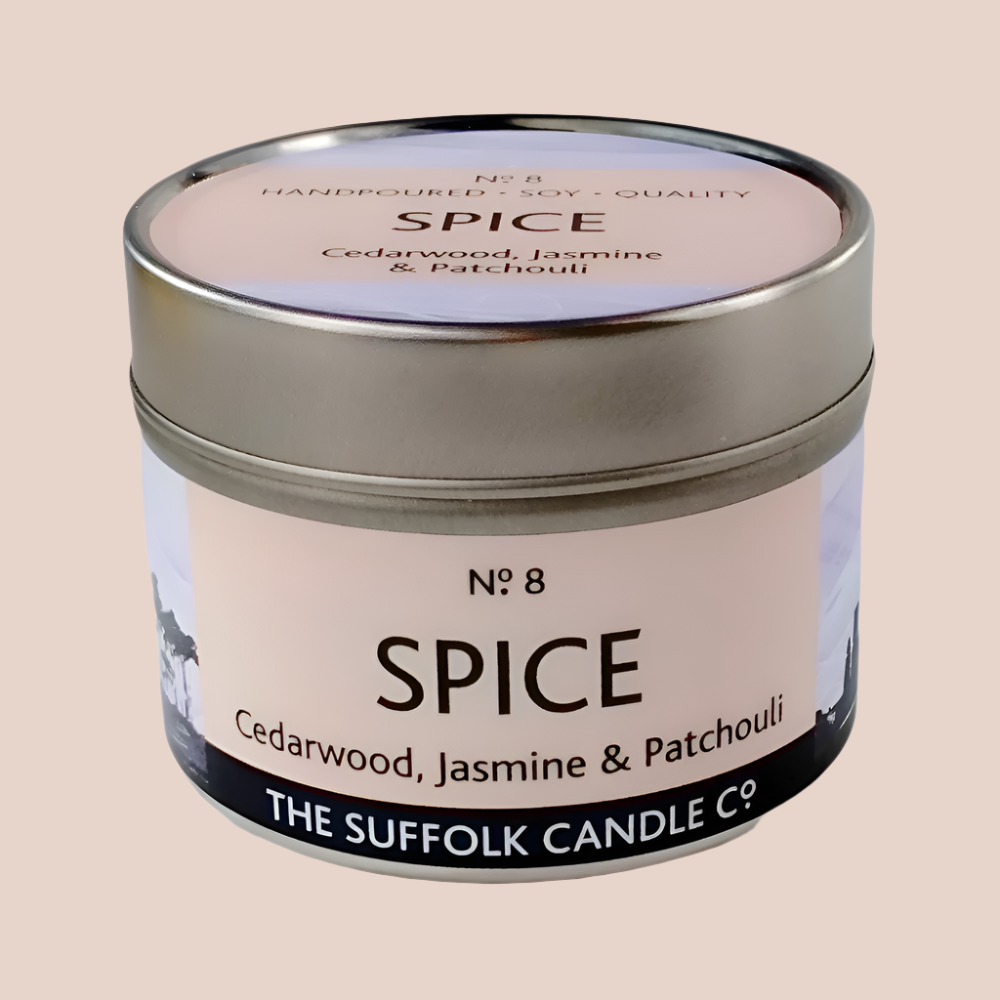 SPICE - Cedarwood, Jasmine and Patchouli - handmade soy candle - 100g