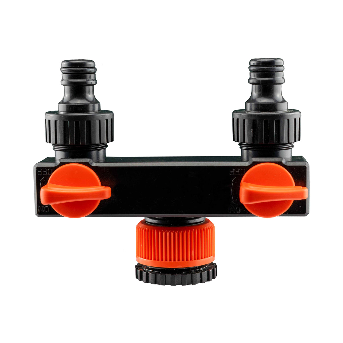 Tap Splitter with Valves and 32mm MDPE Straight Inlet Outlet Kit Water Connector