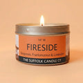 FIRESIDE - Bergamot, Frankincense and Lavender - handmade soy candle - 100g