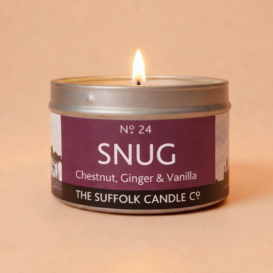 SNUG - Chestnut, Ginger and Vanilla - handmade soy candle - 100g