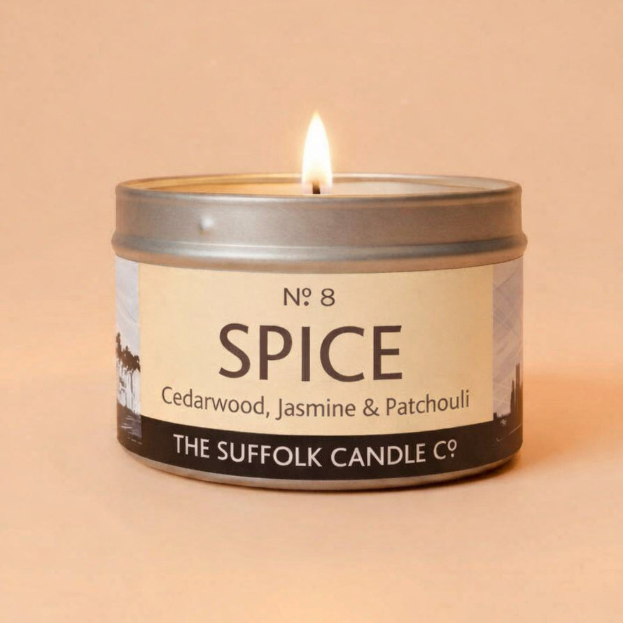 SPICE - Cedarwood, Jasmine and Patchouli - handmade soy candle - 100g
