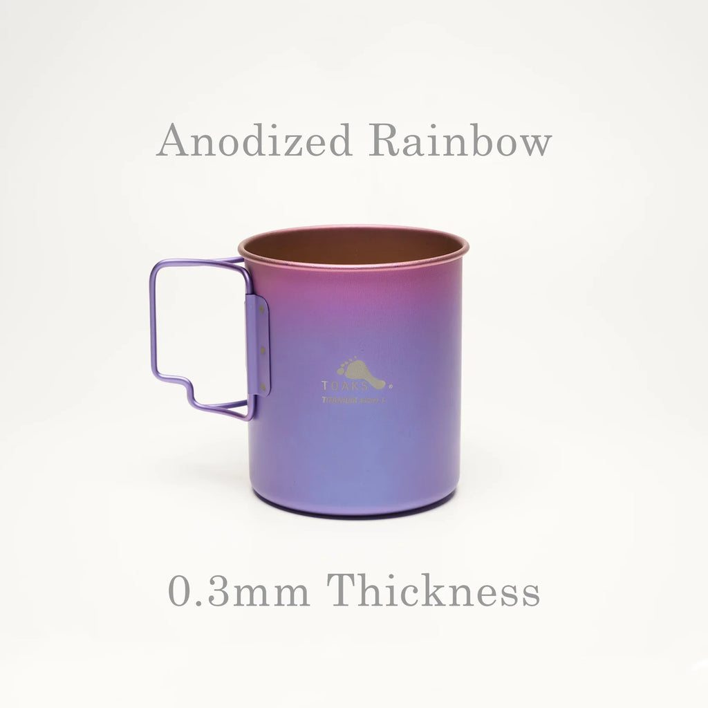 Toaks Ultralight Titanium 450ml Cup - (Various Colours)