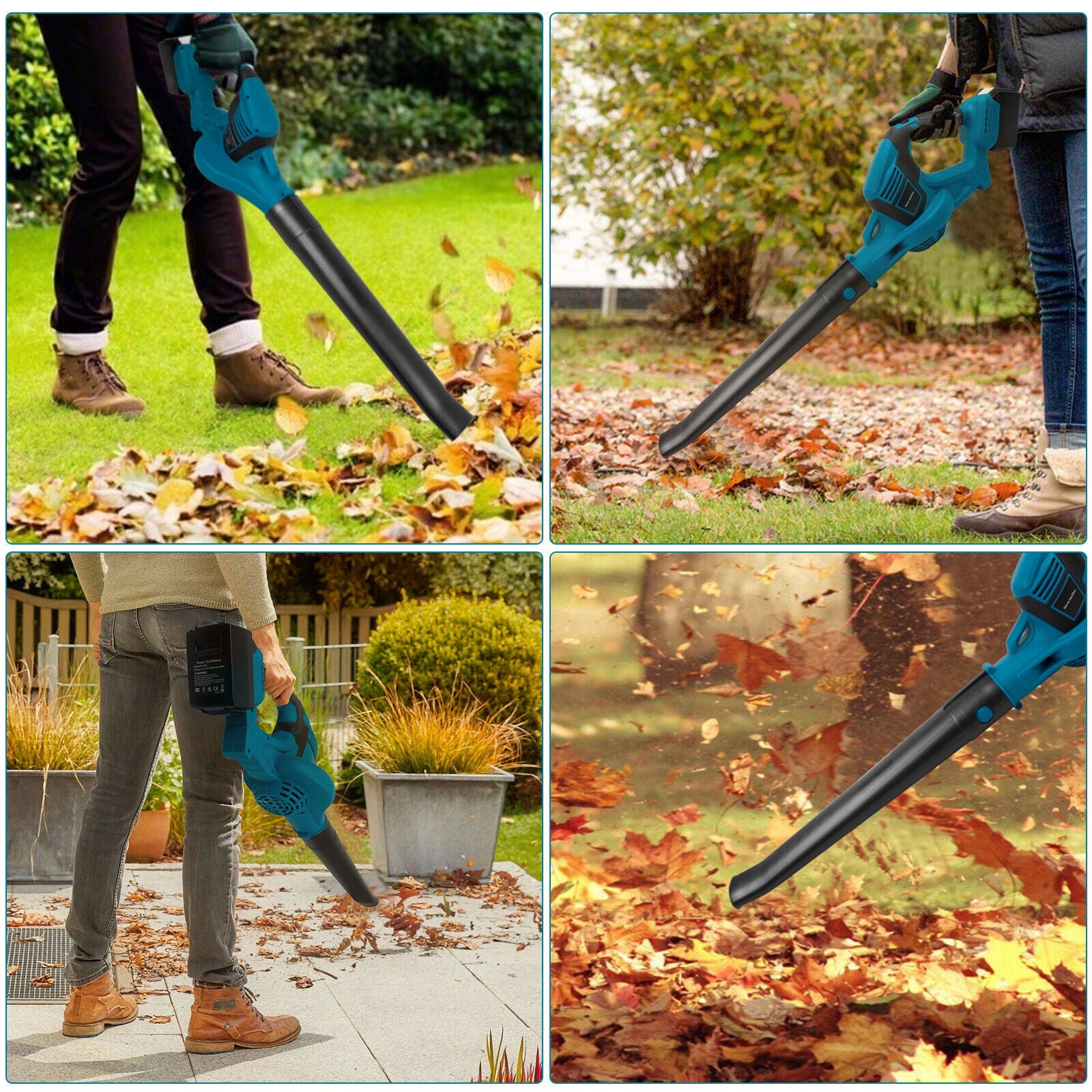NNEDSZ Cordless Leaf Blower Dust Tools Garden Lightweight for  18V  Battery AU