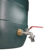 Water Butt Brass Kit 3/4in with Barbed Lever Tap Brass Water Fitting Tap Adapter