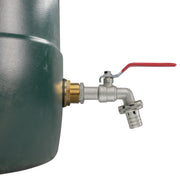 Water Butt Brass Kit 3/4in with Barbed Lever Tap Brass Water Fitting Tap Adapter
