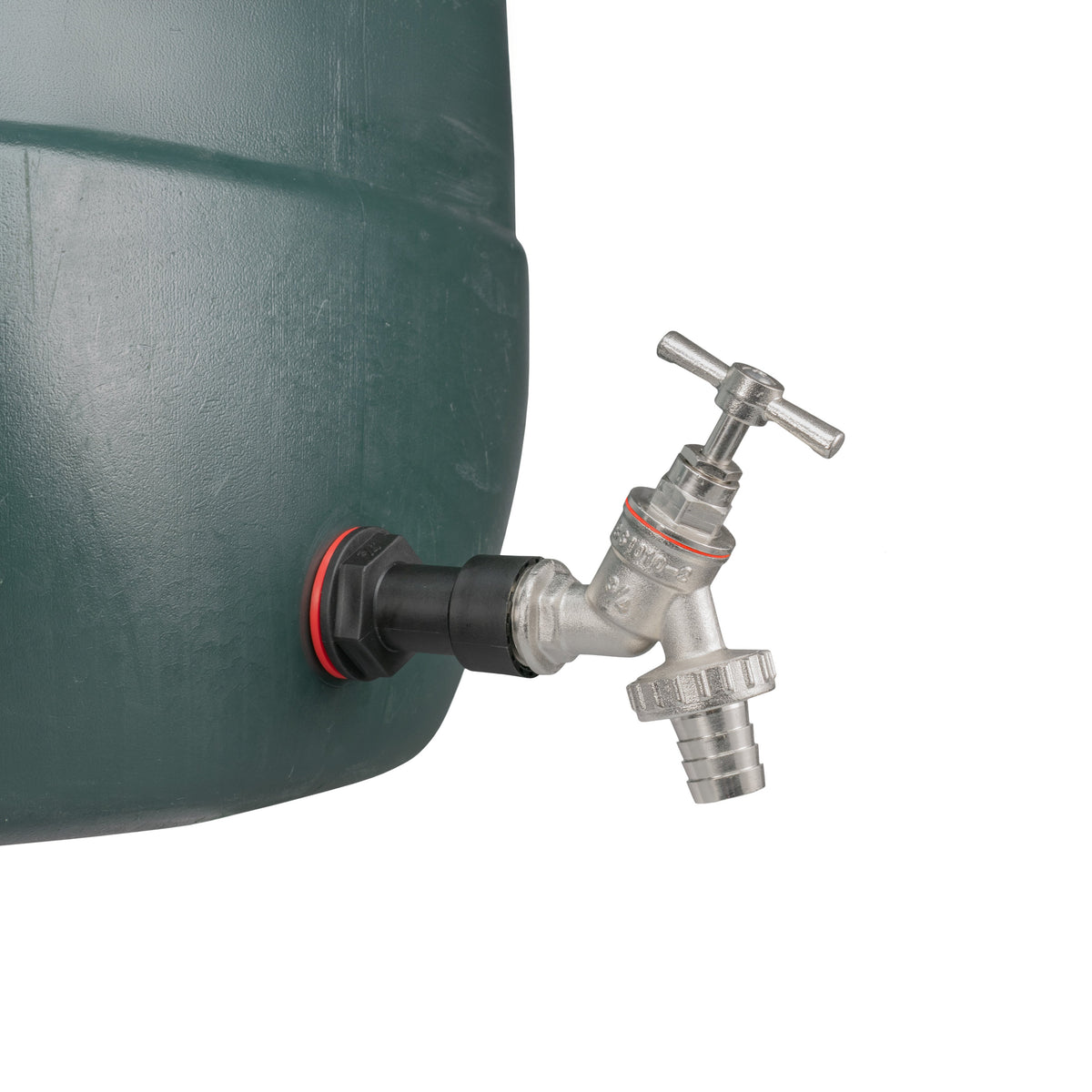 Water Butt Extension Kit 3/4in with Nickel Plated Barbed Tap and Drill Bit