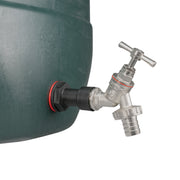 Water Butt Extension Kit 3/4in with Nickel Plated Barbed Tap and Drill Bit