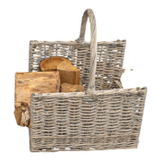 Greywash Willow Log Basket