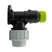 Wall Flange Kit 25mm MDPE + Direct Hose Connector for Drip Irrigation Fitting