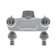 Water Butt Kit 1 BSP with WL 2-Way Valved Manifold Hose Pipe Fitting Tap Adapter