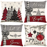 Christmas Cushion Cover Pillowcase Merry Christmas Decor For Home Xmas Ornament Happy NewYear Gift