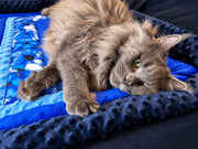 Snuggle & Snooze Pet Blanket, Handmade – Soft Plush Cat & Dog Blanket 50 × 70 cm
