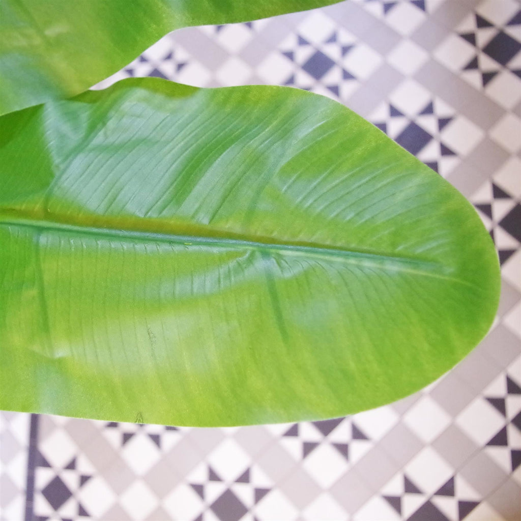 180cm Artificial Banana Tree Tropical Plant Gold Metal Planter - Premium Quality