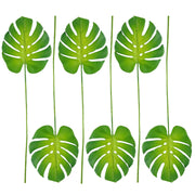 Pack of 6 x 55cm Single Artificial Monstera Botanik - Premium Quality