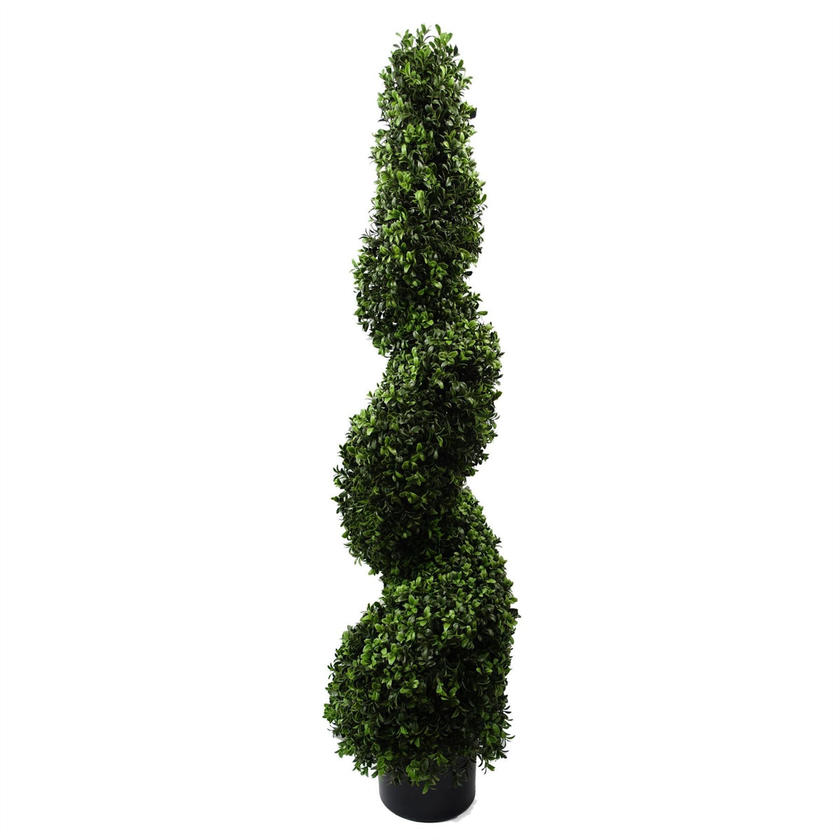 Outdoor Artificial Topiary Tree 120cm Sprial Buxus UV Resistant Botanik