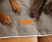 THE LINCOLN | LUXURY TWEED & FAUX FUR REVERSIBLE DOG BLANKET