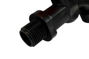 3/4in BSPM Plastic Tap Black Orange Outdoor Watering Kit Pipe and Water Fitting