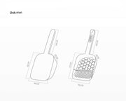 Dual-Zone Cat Litter Scoop & Waste Shovel Set