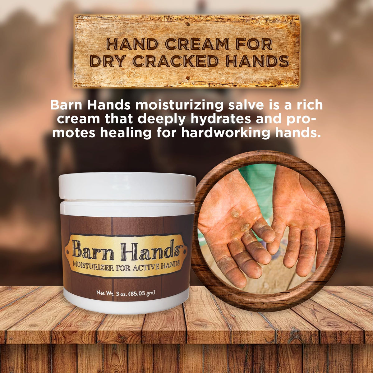Equerry's Barn Hands Moisturizer – Peppermint Hand Cream 3oz