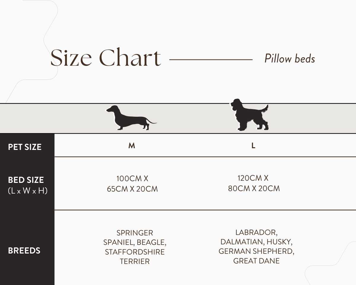 THE LINCOLN | LUXURY TWEED FLAT PILLOW DOG BED
