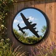 Lancaster Bomber Garden Mirror