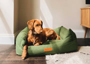 THE RICHMOND | LUXURY GREEN BOLSTER DOG BED