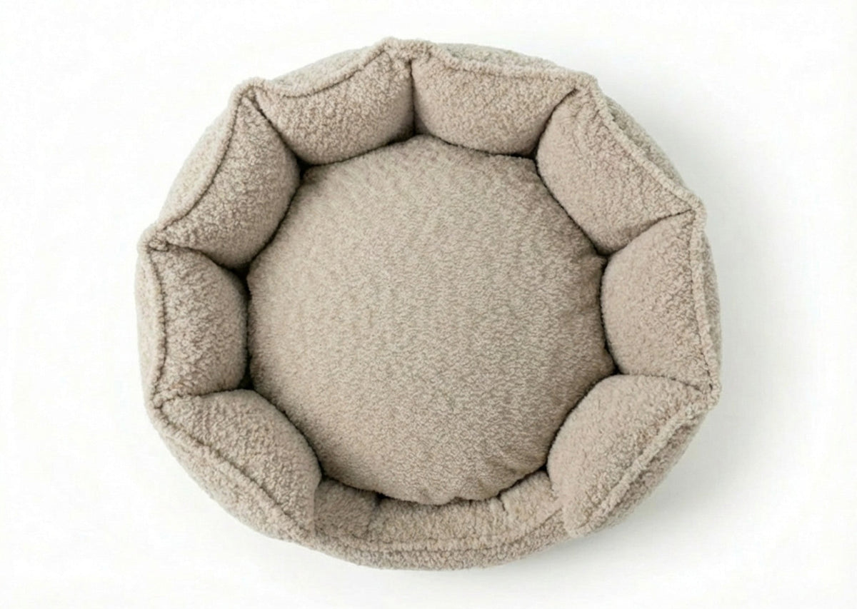THE COTSWOLD | LUXURY HIGH WALL BOUCLE DOG BED