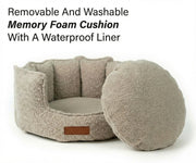 THE COTSWOLD | LUXURY HIGH WALL BOUCLE DOG BED