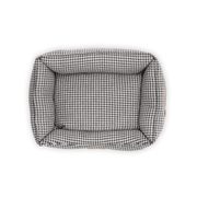 THE KENSINGTON | LUXURY HOUNDSTOOTH BOLSTER DOG BED
