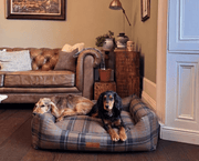 THE MARLOW | LUXURY TARTAN BOLSTER DOG BED