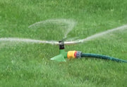 3-Arm Revolving Sprinkler Green Leaf Outdoor Watering Kit Outdoor Hose Accessory