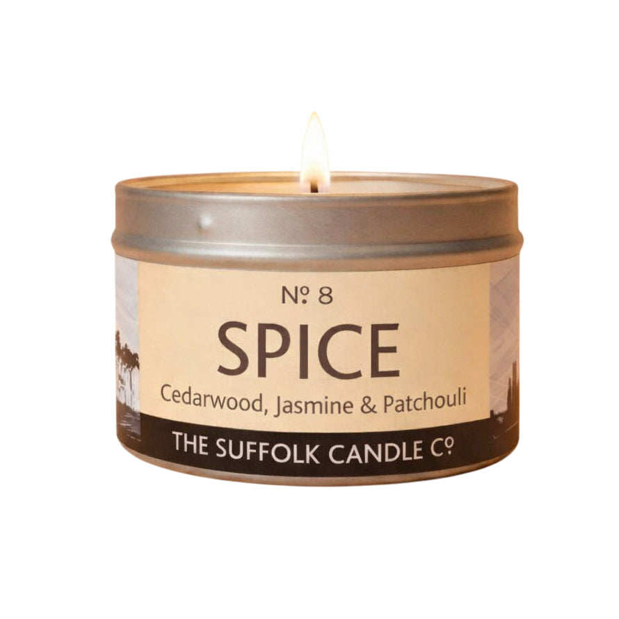 SPICE - Cedarwood, Jasmine and Patchouli - handmade soy candle - 100g