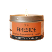 FIRESIDE - Bergamot, Frankincense and Lavender - handmade soy candle - 100g