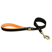 ''Bijou'' harness Black & Orange for big dogs