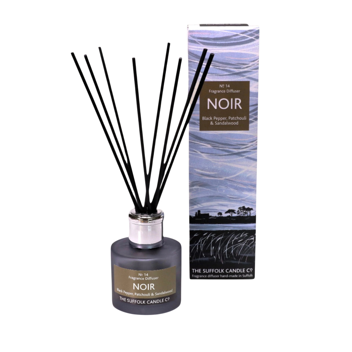 NOIR - Black Pepper, Patchouli and Sandalwood - Diffuser - 100ml