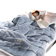 Thick Warm Fleece Blanket – Luxury Soft Solid Colour Throw