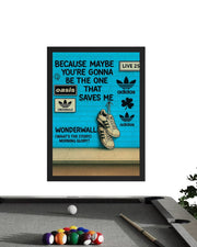 Wonderwall - Oasis Inspired Graffiti Poster