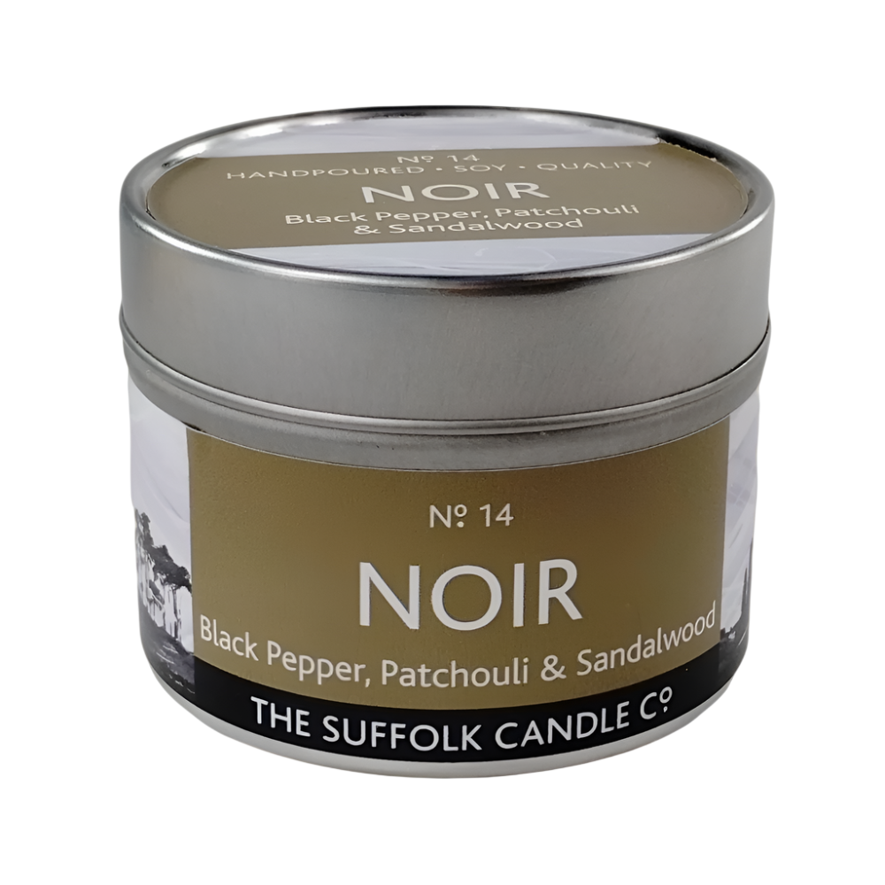 NOIR - Black Pepper, Patchouli and Sandalwood - handmade soy candle - 100g