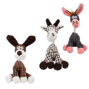 Plush Squeaky Dog Toy – Chew & Clean Teeth Puppy Toy