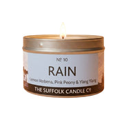 RAIN - Lemon Verbena, Pink Peony and Ylang Ylang - handmade soy candle - 100g