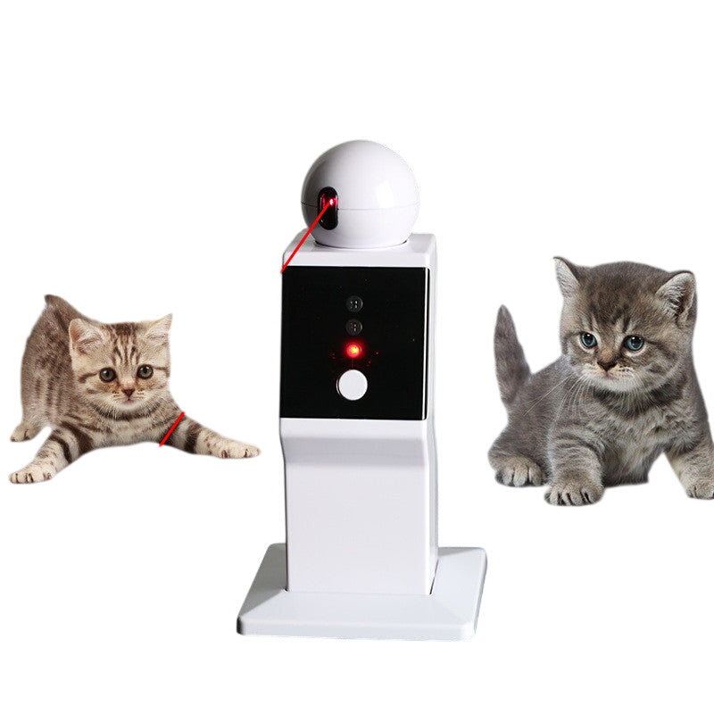 Robotic Cat Playmate with Interactive Smart Toys