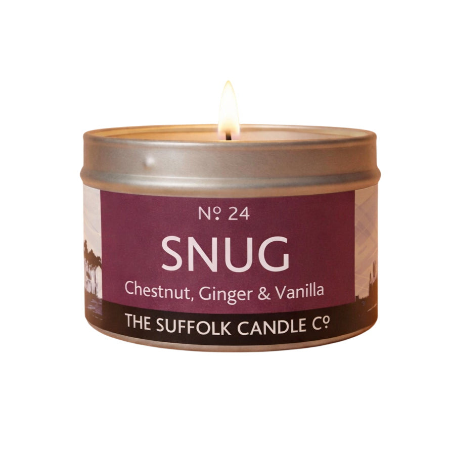 SNUG - Chestnut, Ginger and Vanilla - handmade soy candle - 100g